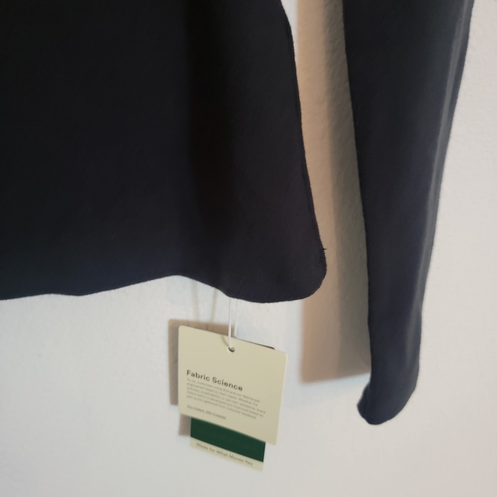 Halara Scoop Neck Long Sleeve Work Warming T-Shirt NEW XS Basic Heatcore Fleece‎ - Picture 10 of 16